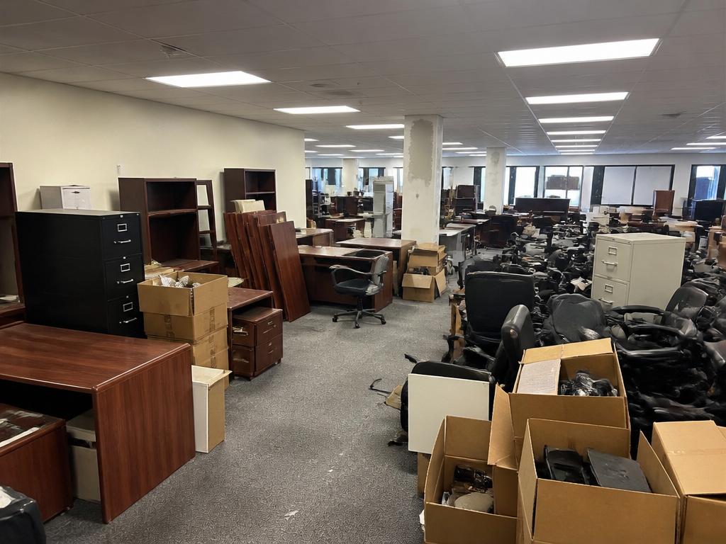 Commercial Office Cleanout before